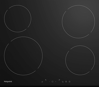 Фото товара: Hotpoint HR 6T2 B стеклокерамическая поверхность