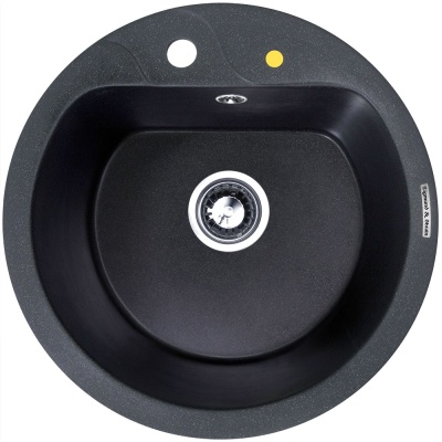 Детальное фото товара: Zigmund & Shtain KREIS 505F, мойка, темная скала  