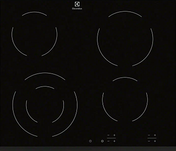 Фото товара: Electrolux EHF6241FOK стеклокерамическая поверхность