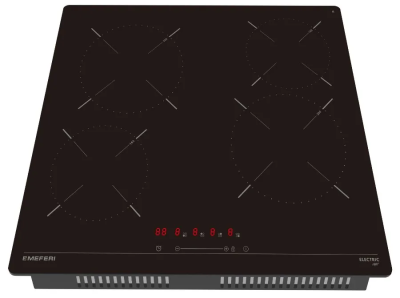 Детальное фото товара: MEFERI MEH604BK LIGHT стеклокерамическая поверхность