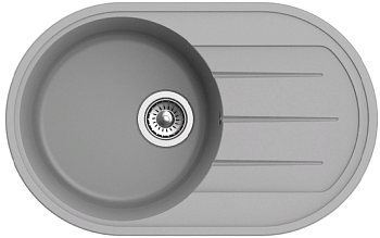 Фото товара: Ewigstein Elegant E- R50F, мойка, гранит серый металлик