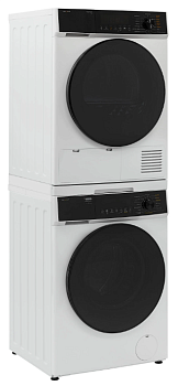 Фото товара: Krona стирка RHENE MAX WHITE 1400 9K WM + сушка RHENE MAX WHITE 8K DM + соед.элемент KRCK001