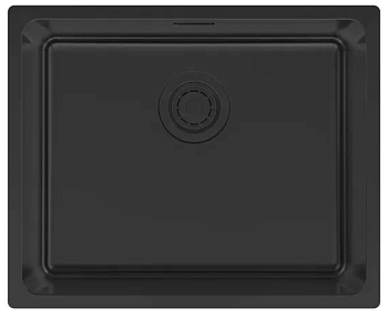 Фото товара: Paulmark YUNI 54 UNI, мойка, нержавеющая сталь, матовый черный