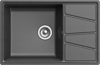 Фото товара: GranFest VERTEX GF-V-780L, мойка, мрамор, графит