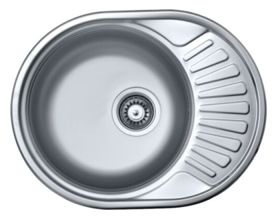 ALVEUS GENESIS CIKLO 10 LEI-90, мойка, нержавеющая сталь (в комплекте с сифоном 1130550)