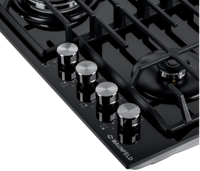 Maunfeld EGHG.64.6CB/G Детальное фото товара: Maunfeld EGHG.64.6CB/G газовая поверхность