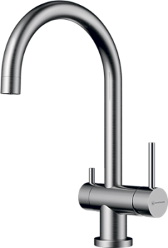 Фото товара: Omoikiri Yamada-BN, смеситель, нержавеющая сталь