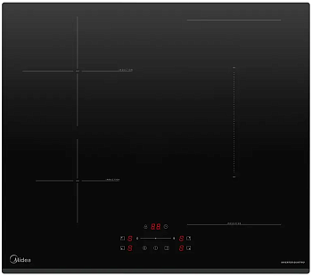 Фото товара: Midea MIH65783F индукционная поверхность