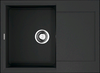 Фото товара: Omoikiri Sakaime 68-BL, мойка, гранит, черный