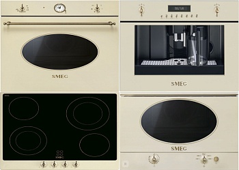 Фото товара: Smeg P864PO + SF800PO + MP822NPO + CMS8451P