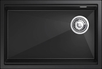 Фото товара: Rivelato LINO LN-654-R nero, мойка, гранит, черный