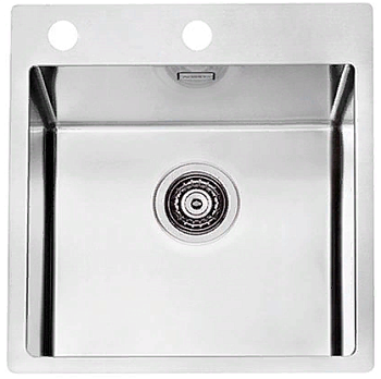 Фото товара: ALVEUS PURE 30 KMB-90, мойка, нержавеющая сталь (в комплекте с сифоном 1127252)