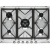 Smeg SR975XGH Детальное фото товара: Smeg SR975XGH газовая поверхность