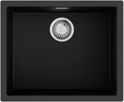 Детальное фото товара: Omoikiri Yamakawa 55T-U/I BL, мойка, гранит, черный