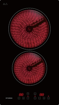 Фото товара: Hyundai HHE 3210 BG стеклокерамическая поверхность