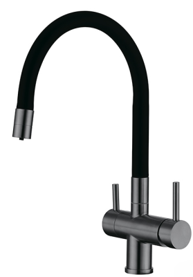 Emar ЕС-3015 PVD Dark, смеситель, черный