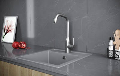 Детальное фото товара: KUCHENSTERN FILA, смеситель, нержавеющая сталь