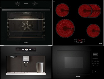 Фото товара: KORTING HK 62550 B + OKB 2820 EN + KMI 827 GN + KCM 9830 BCG