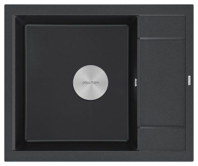 Детальное фото товара: Paulmark FLUGEN 50-600, мойка, гранит, черный  