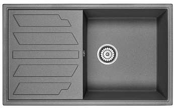 Фото товара: GRANULA 8601 мойка, гранит, графит