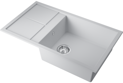 Детальное фото товара: Omoikiri Sumi 86A-WH, мойка, керамика, белый