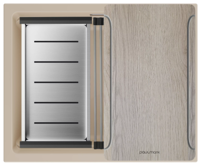 Детальное фото товара: Paulmark LUMI-MULTI SINK 55 UNI, мойка, гранит, латте
