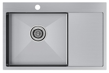Фото товара: Paulmark KRONER 78F, мойка, нержавеющая сталь брашированная