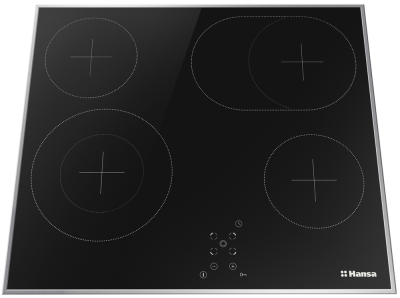 Детальное фото товара: Hansa BHCI66708 стеклокерамическая поверхность