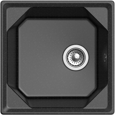 Детальное фото товара: GranFest UNIQUE U-500, мойка, мрамор, черный
