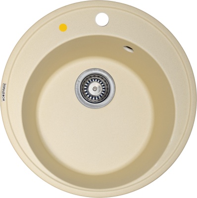 Детальное фото товара: Ecoshtein KREIS 500, мойка, гранит, шампань