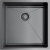 Детальное фото товара: Omoikiri Taki 44-U/IF-GM, мойка, нержавеющая сталь/вороненая сталь