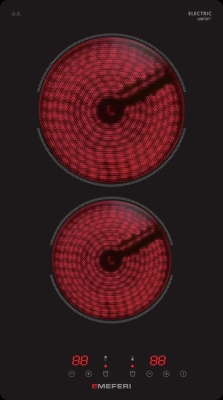 Детальное фото товара: MEFERI MEH302BK COMFORT стеклокерамическая поверхность