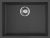 Omoikiri Tedori 54-U-BL, мойка, гранит, черный Детальное фото товара: Omoikiri Tedori 54-U-BL, мойка, гранит, черный