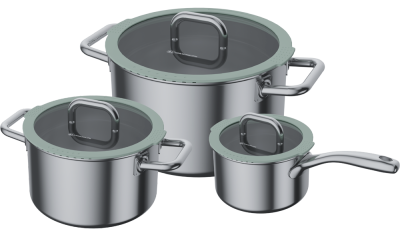 Omoikiri Kenrei Set OL, набор посуды, оливковый