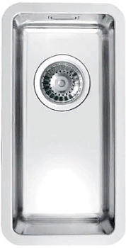 Фото товара: ALVEUS KOMBINO 10 SAT-90, мойка, нержавеющая сталь сатин (в комплекте с сифоном 1130550)