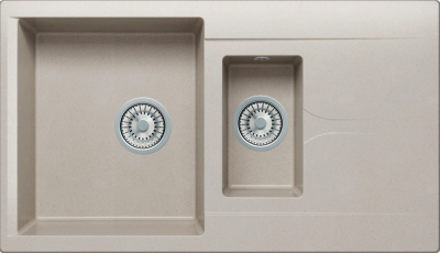 Детальное фото товара: Polygran BRIG-870, мойка, мрамор, серый 14