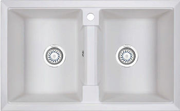 Фото товара: GRANULA 8101 мойка, гранит, арктик (белый)