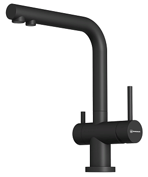 Omoikiri Nagano-P-BL, смеситель, гранит, черный Фото товара: Omoikiri Nagano-P-BL, смеситель, гранит, черный