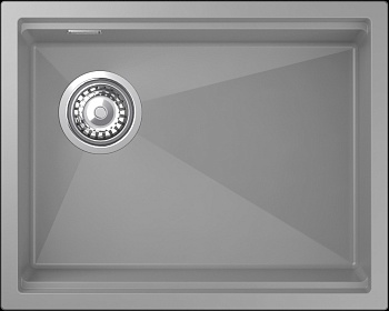 Фото товара: Rivelato LINO LN-554-L grigio metallizz мойка, гранит, серый металлик