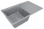 Paulmark FLUGEN 50-780, мойка, гранит, серый металлик Детальное фото товара: Paulmark FLUGEN 50-780, мойка, гранит, серый металлик