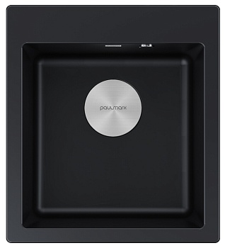 Фото товара: Paulmark KANTE 45, мойка, гранит, черный металлик