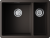 Детальное фото товара: Omoikiri Kata 55-2-U-ES, мойка, гранит, эспрессо