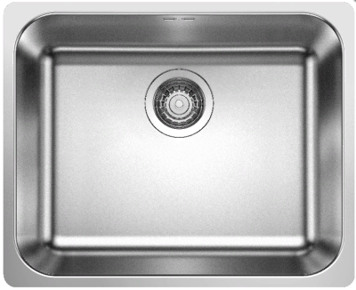 Детальное фото товара: Blanco Supra 500-IF, мойка, нержавеющая сталь полированная, без клапана-автомата