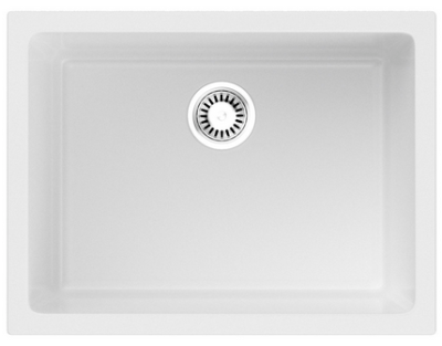 Omoikiri Okinoshima 61-U/I-WH Glossy, мойка, керамика, белый глянцевый