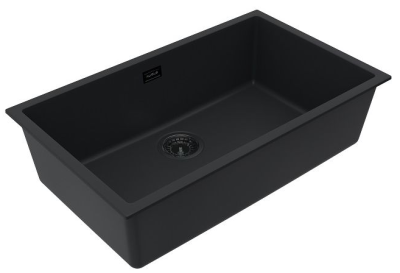 Детальное фото товара: ALVEUS OMNI 40 GRANITAL DEEP BLACK-G90 BE, мойка, гранит, черный матовый (в комп. с сифоном 1148151)