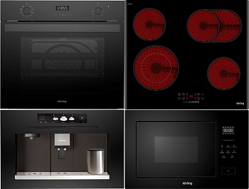 Фото товара: KORTING HK 62550 B + OKB 591 CSGN + KMI 827 GN + KCM 9830 BCG