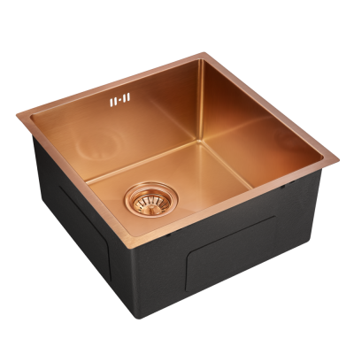 Детальное фото товара: Emar EMB-131 PVD Nano Coppery, мойка, нержавеющая сталь, медь