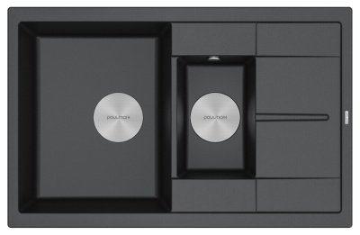 Paulmark FLUGEN 60/1,5, мойка, гранит, черный