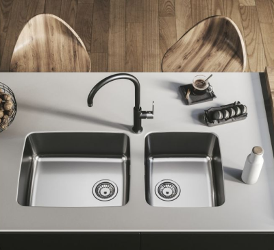 Детальное фото товара: ALVEUS LUNO 40 SAT, мойка, нержавеющая сталь (без выпуска и сифона в комплекте)