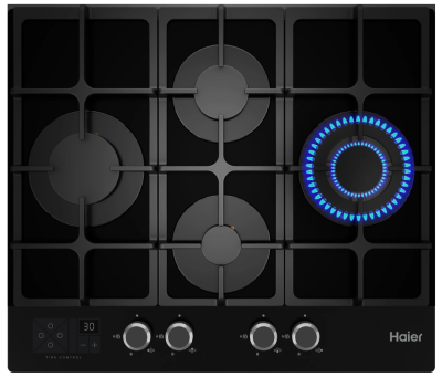 Детальное фото товара: Haier HHX-G64CWSB газовая поверхность